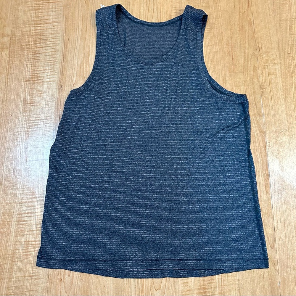 Lululemon Men's Grey Sleeveless Muscle Running Tank Top Size S